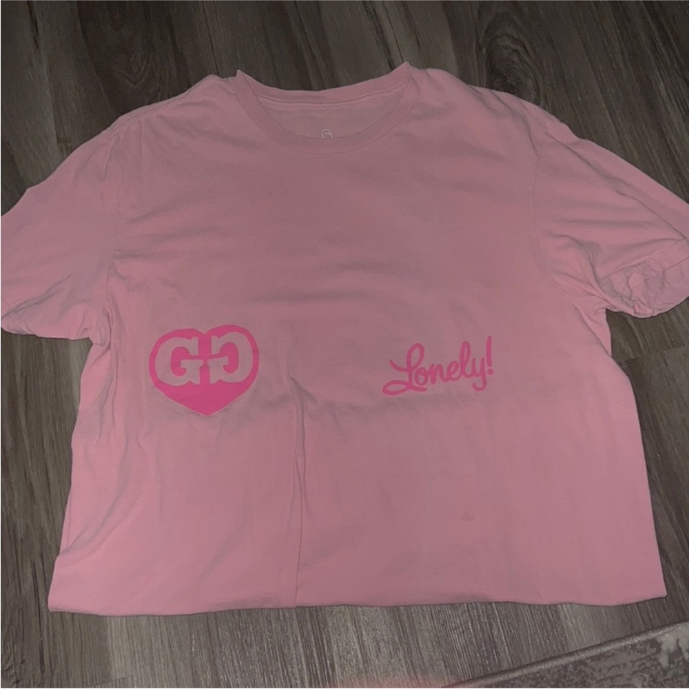 lonely ghost pink to white color changing shirt